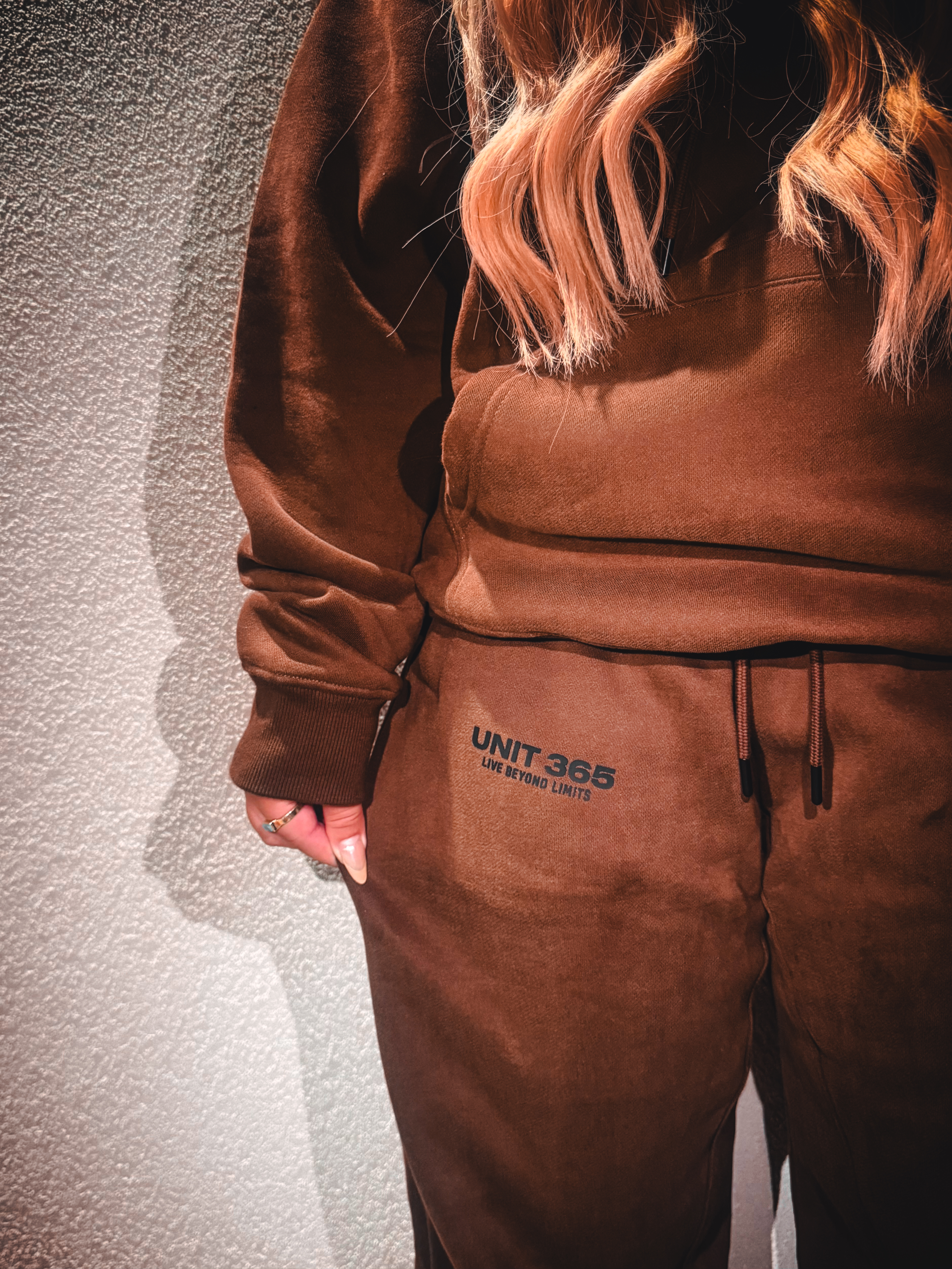 UNIT 365 heavyweight sweats on-body