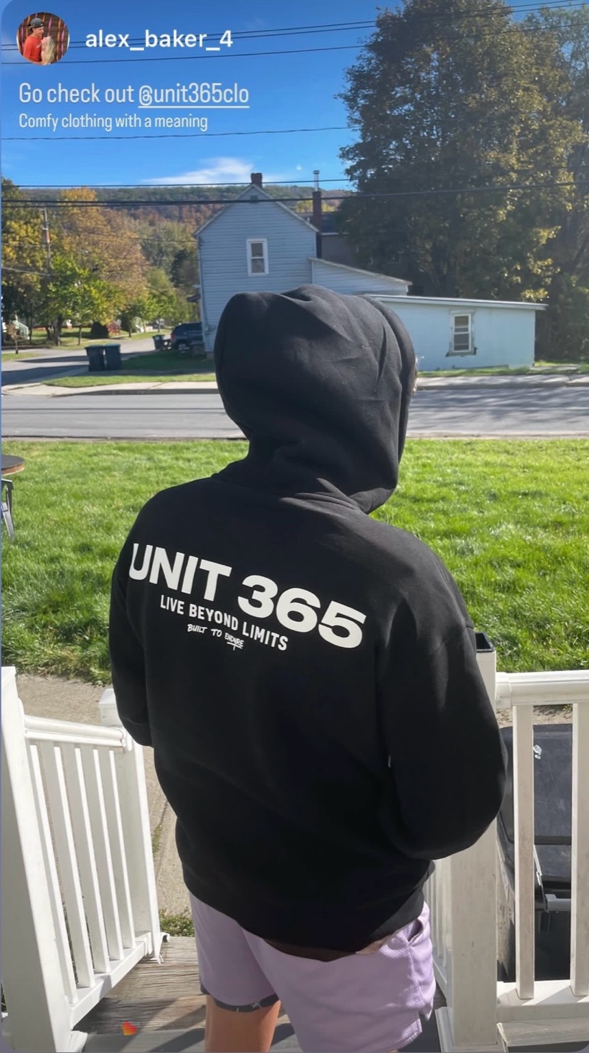 Alex in Signature Heavyweight Hoodie